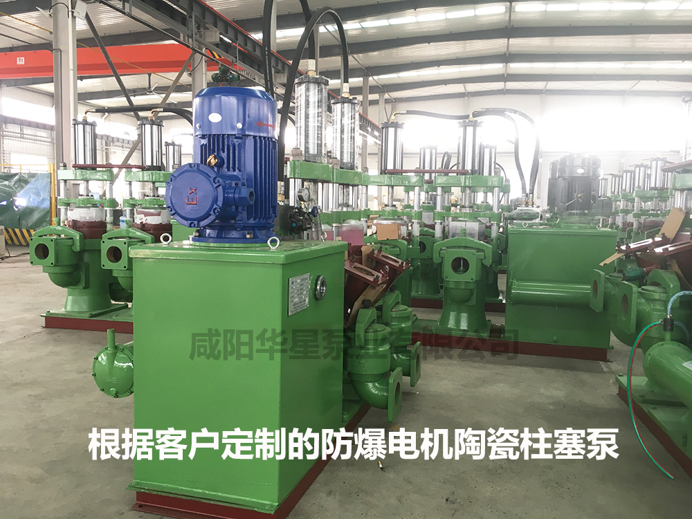 YB250型防(fang)爆電(dian)機款(kuan)陶瓷(ci)柱塞(sai)泵